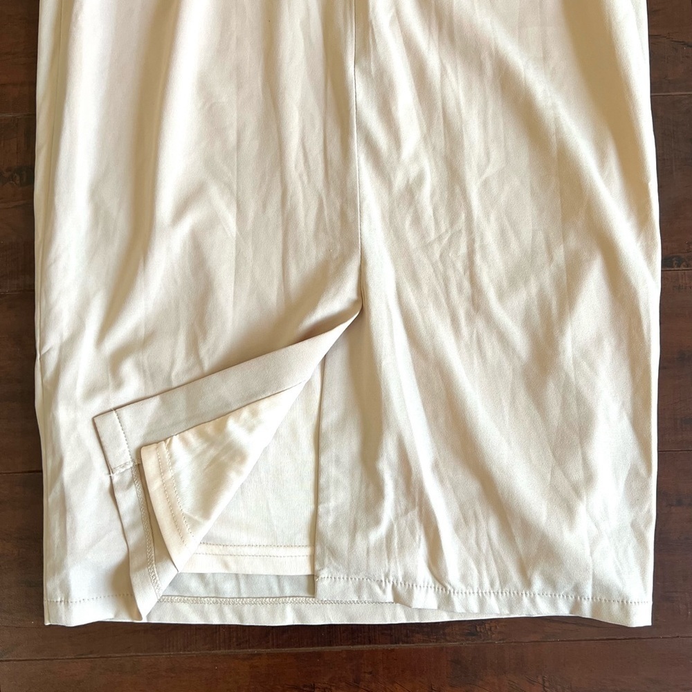 LULU’S Lots Of Love Ivory Strapless Midi Dress Size Small - Picture 9 of 14
